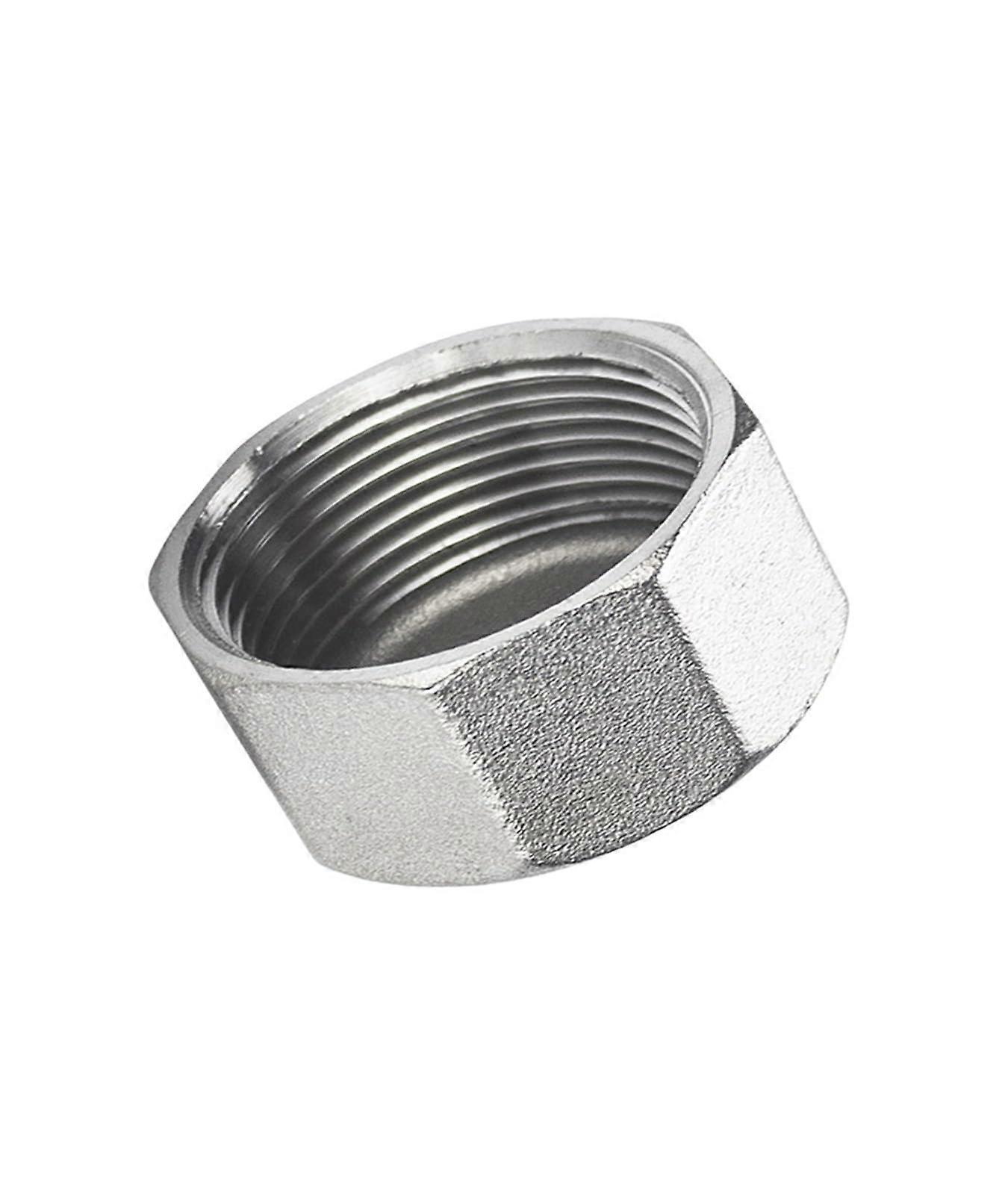 Hexagonal pipe cap made of stainless steel 304, internal threaded plug (G1/4)