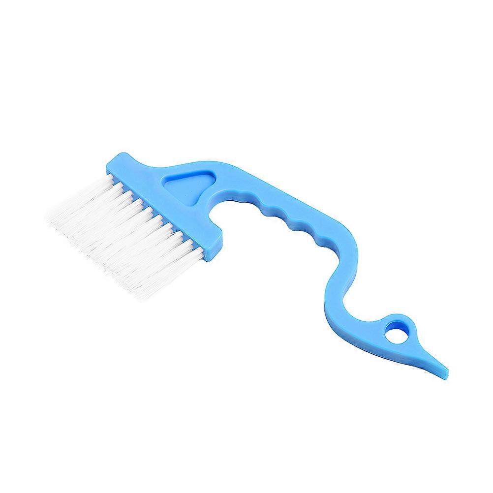 Blue Plastic Cleaning Brush for Bathroom Grout and Multipurpose Use with Nylon Bristles 1PC