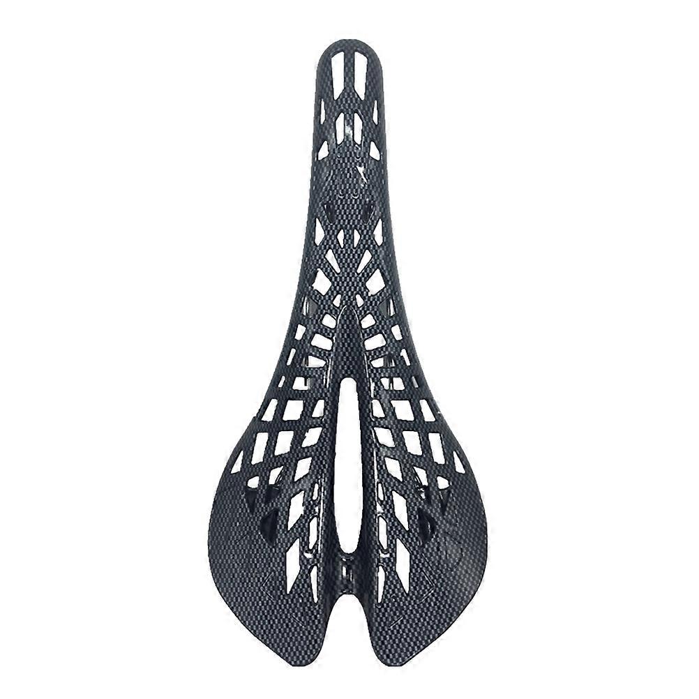 Comfortable Bike Saddle with Hollow Design and ABS Material for Breathability and Bike Use Black 40 Ventilation Holes