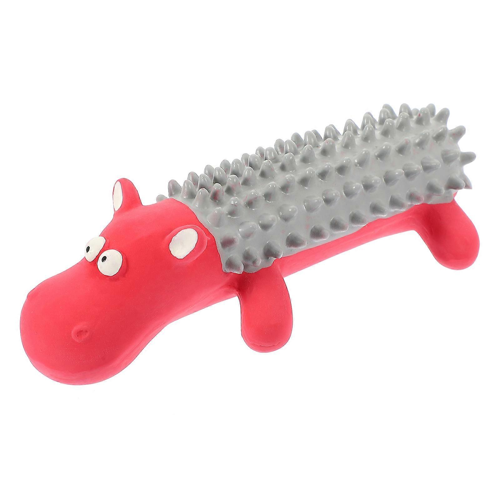 Rosy Latex Squeaky Dog Toy for Pet Use Great for Independent Play and Daily Exercise 7.5 inches