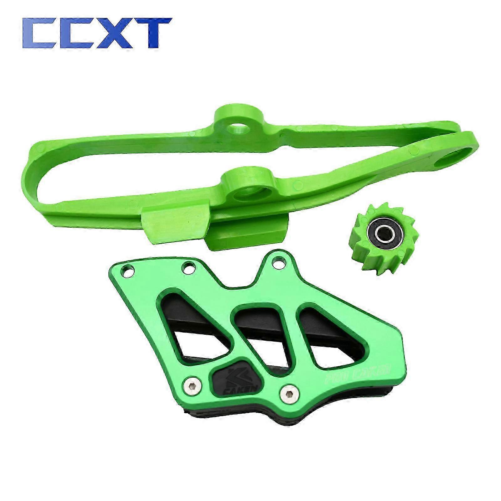 2025 Motorcycle CNC Aluminum Chain Guide Chain Slider Guide Roller Swingarm Protector For Kawasaki KX 250F 450F KLX 450R 2008-2020