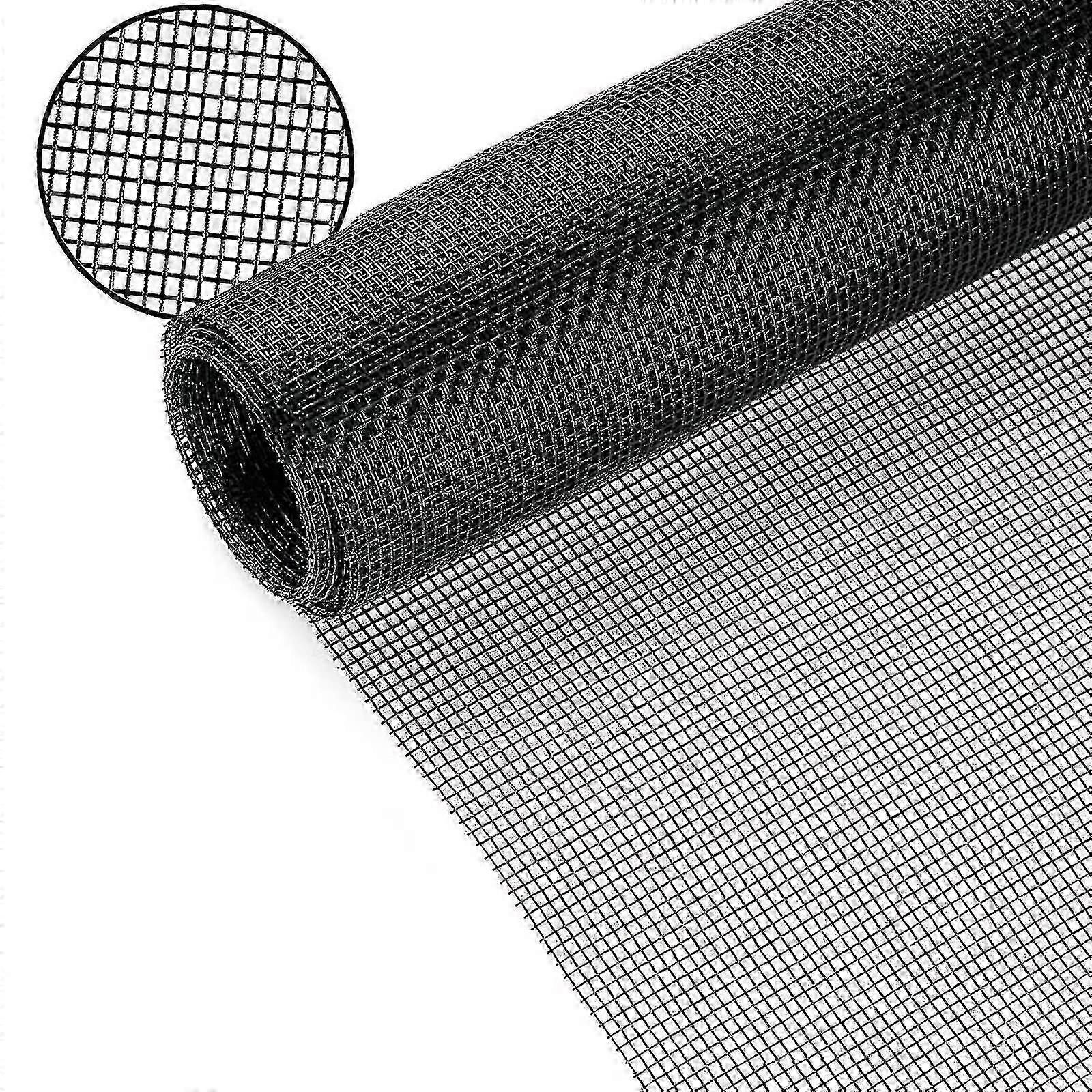 Window Screen Mesh,120cm X 250cm Durable Fiberglass Fly Screens For Windows And Doors Insect Mesh Replacement Fly Net
