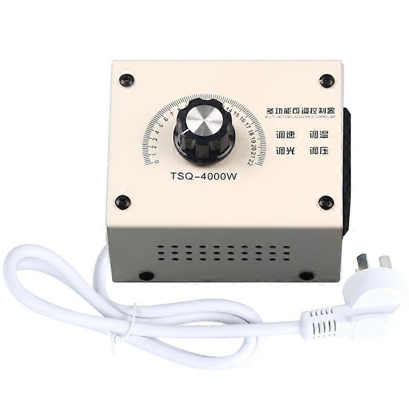 AC 220V 4000W Voltage Regulator Dimmer Motor Speed Temperature Controller for Light Fan