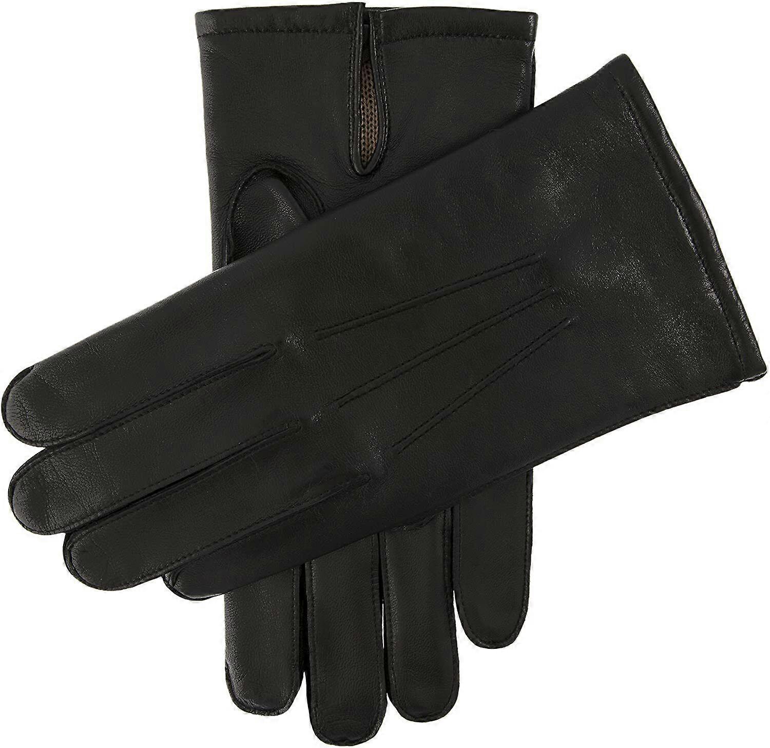 Dents Mens Leather Keston Gloves w/ Palm Vent & 3