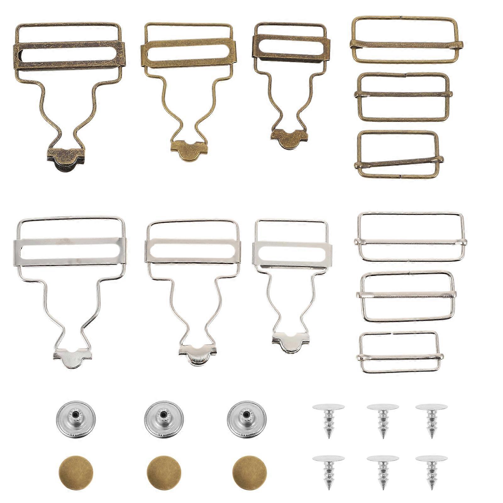Metal Gourd Buckles Adjustable Straps For Home Use Clothing Stores 2 Boxes Smooth Comfortable Surface