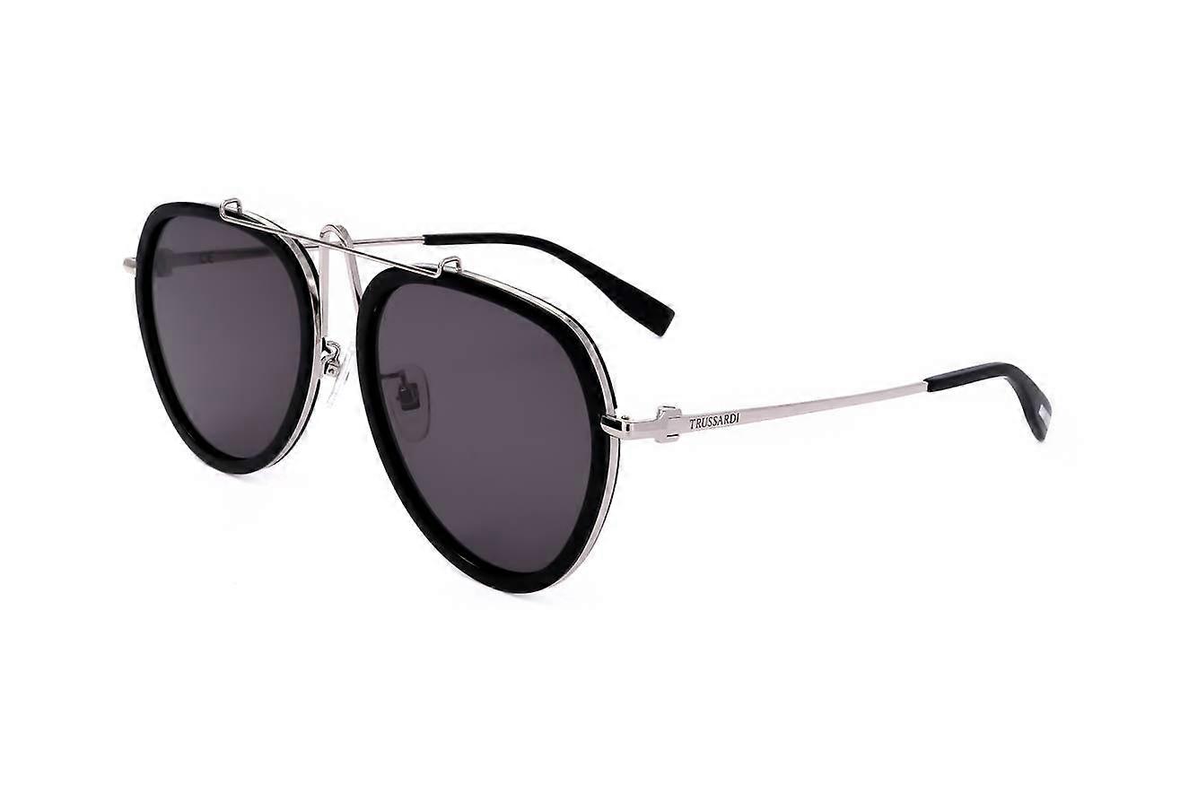Sunglasses Trussardi STR3003 A02 BLACK 58/20/145 WOMAN
