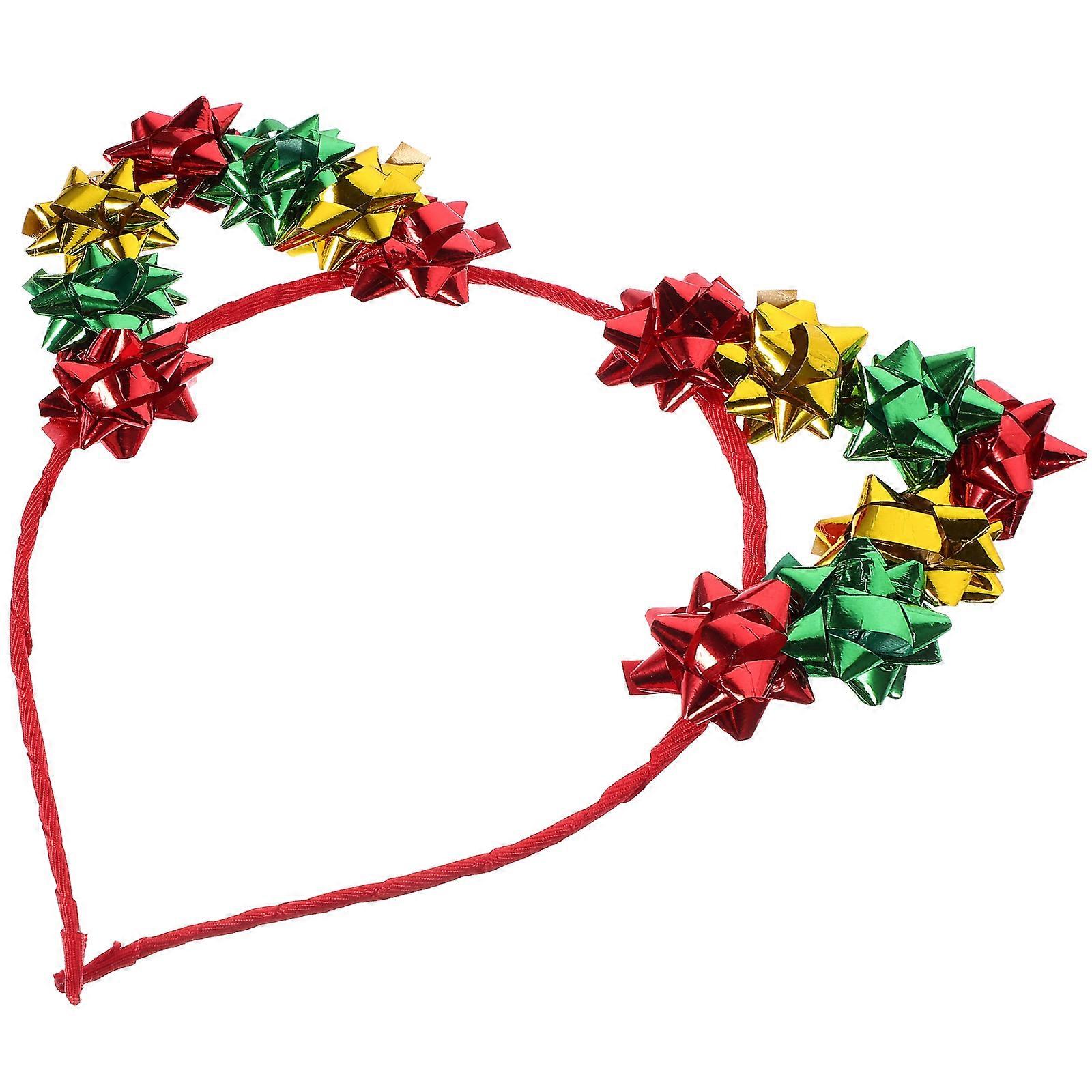 크리스마스 파티와 가장 무도회 공에 적합한 홀리데이 스타일 고양이 귀 머리 장식 1팩