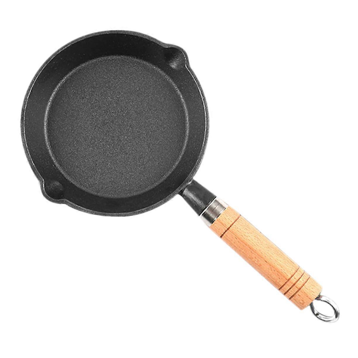 Portable Frying Pan Set with Spatula Non-Stick Chocolate Melting Pan Small Cooking Pot Egg Frying Pan for Outdoor Use