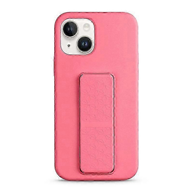 For iPhone 14 Plus Liquid Silicone Holder Phone Case