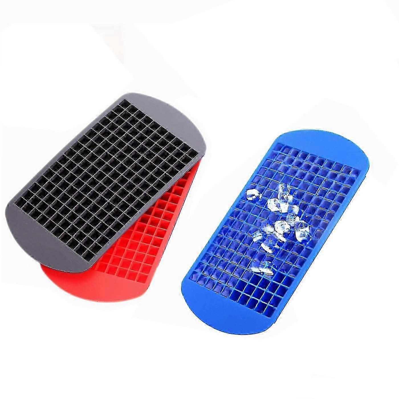 Set Of 3 Silicone Ice Cube Trays For Whiskey Cocktails Drinks