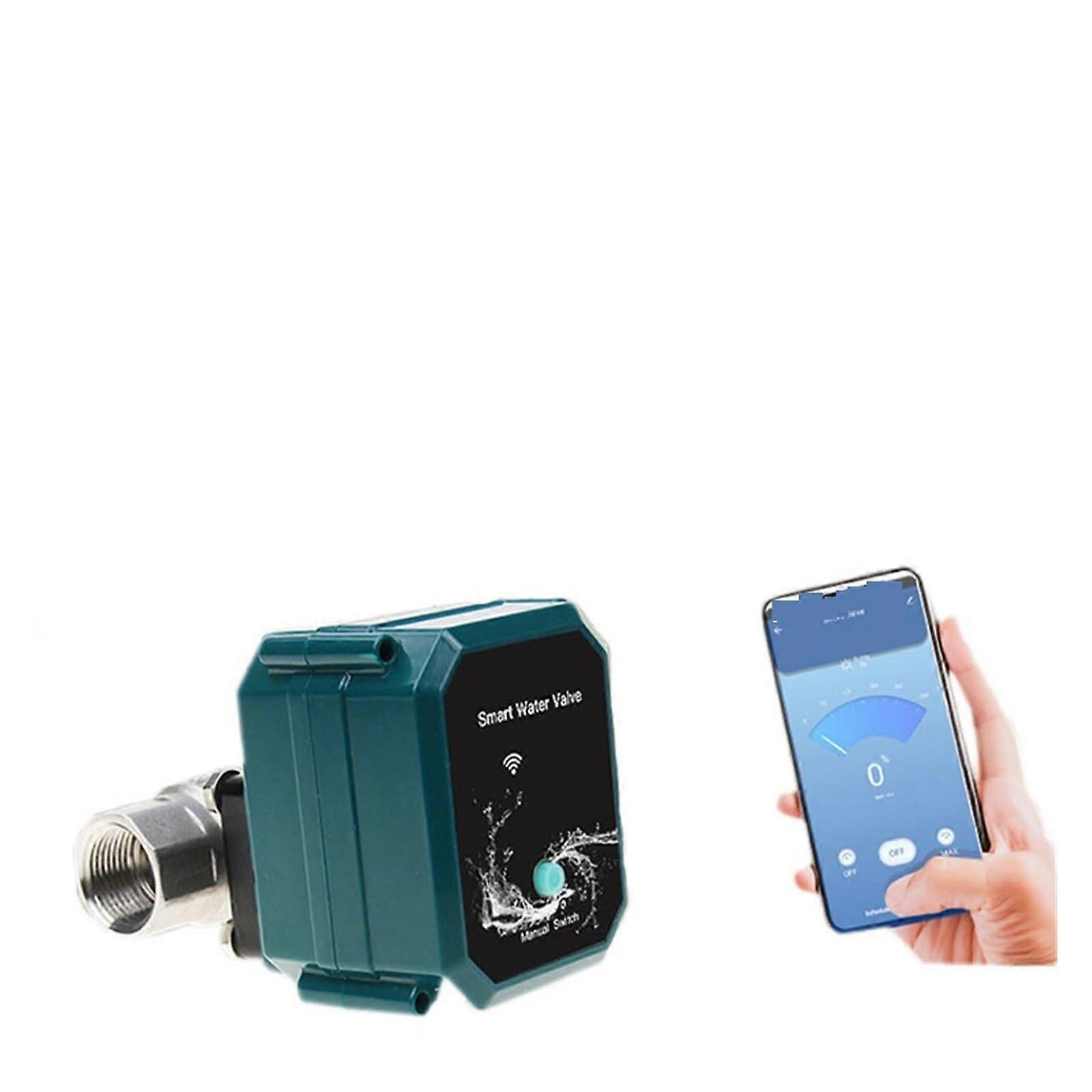 Solenoid Valve, Tuya Smart Water Ball Valve Timing Water Level Adjustment Smart Switch Ball Valve Works (DN20) DN20 1 Uk