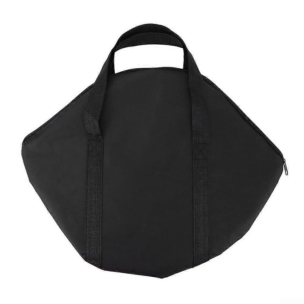 Efficient storage bag for baking and frying pans with carrying handle for camping (for 34 cm)