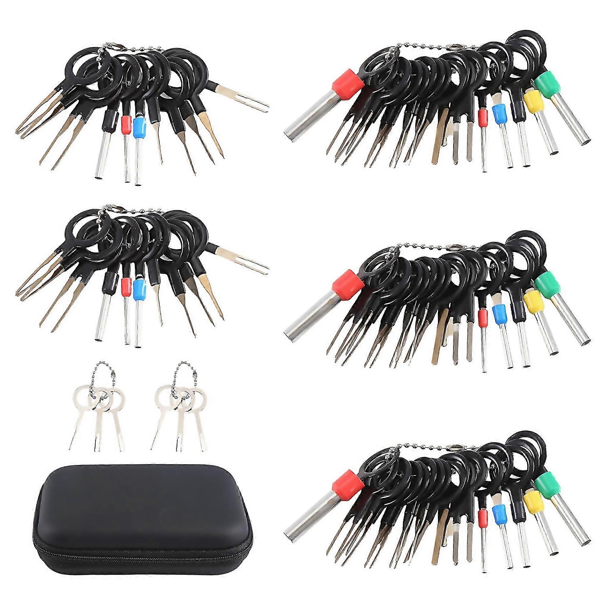 For 82pcs Terminal Extractor Removal Tool Kit Depinning Key Tool Set