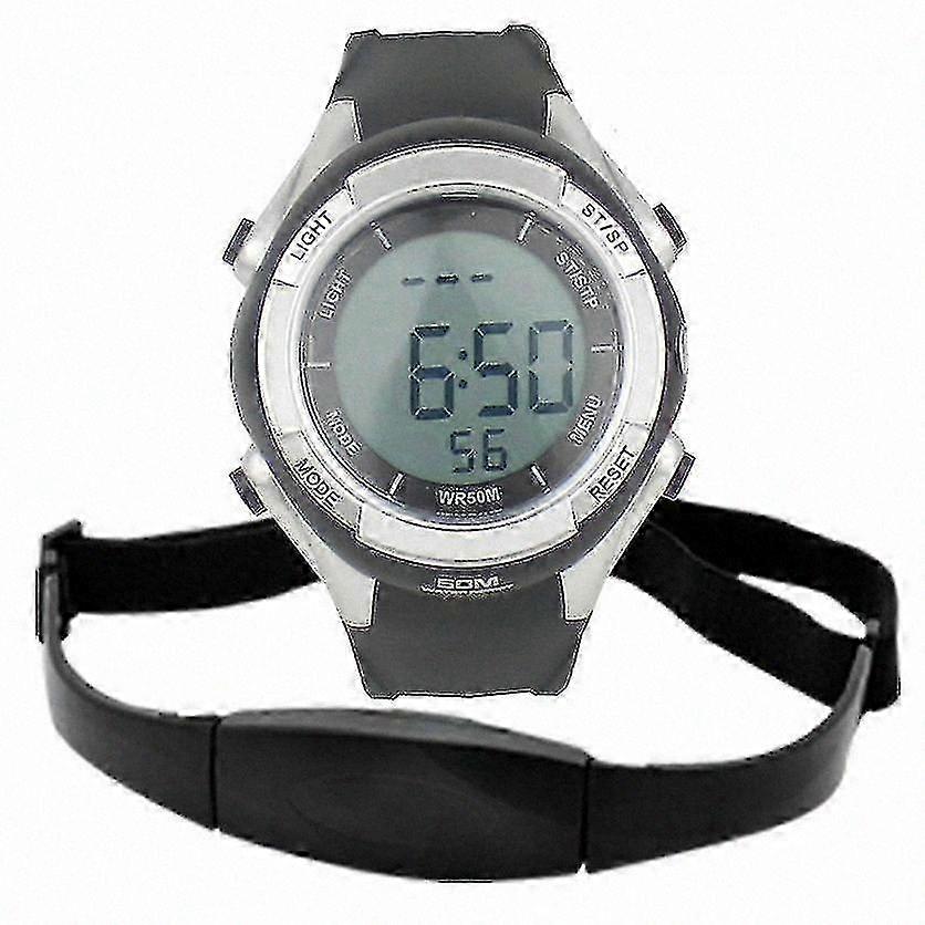 Waterproof Heart Rate Monitor Watch with Wireless Pulse Sensor for Fitness and Running Activities