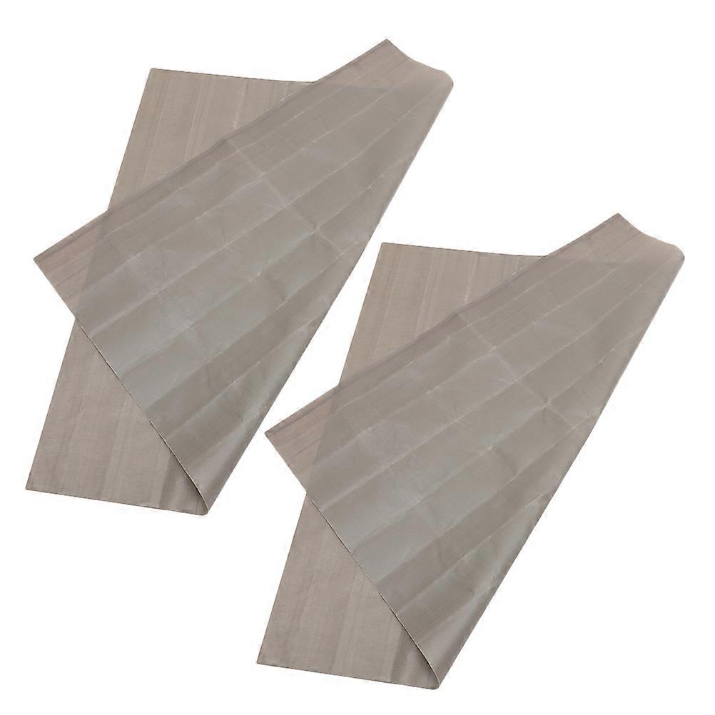 Fireproof Mat Fire Pit Mat for Deck Fireproof with 2Pcs Durable Heat Resistant Pads