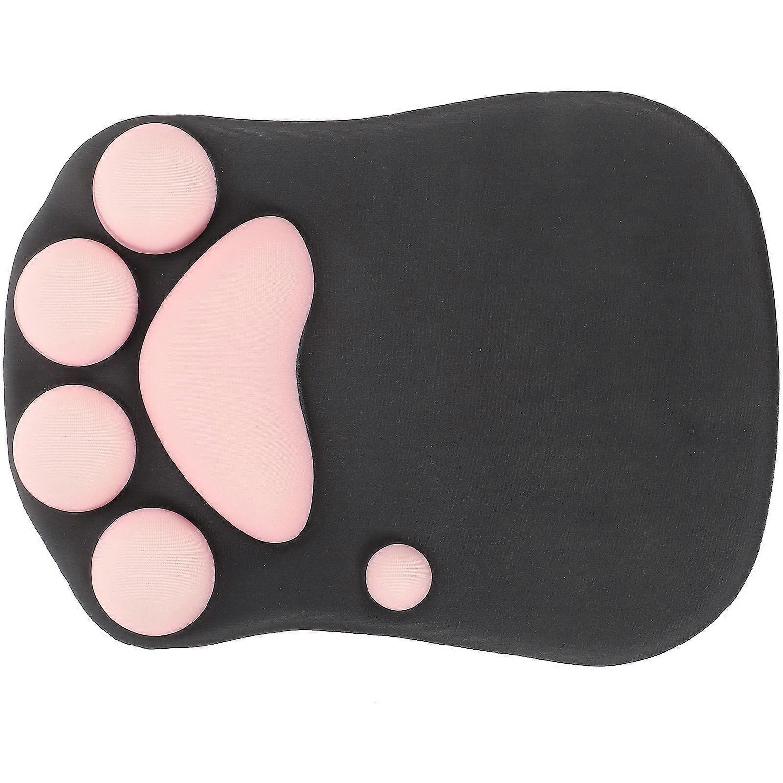 Cat Paw Mouse Pad with Ergonomic Wrist Support, Soft Silicone Gaming Mat, Non Slip Base for Home Office & Smooth Operation