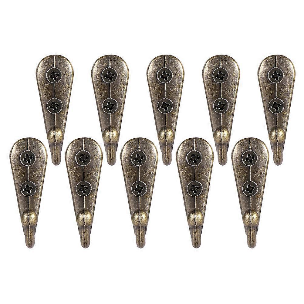 20 Pack Vintage Style Wrought Iron Wall Hooks for Coats, Hats, and Towels – Includes Screws for Garage, Bedroom, Bathroom, and Entryway Use