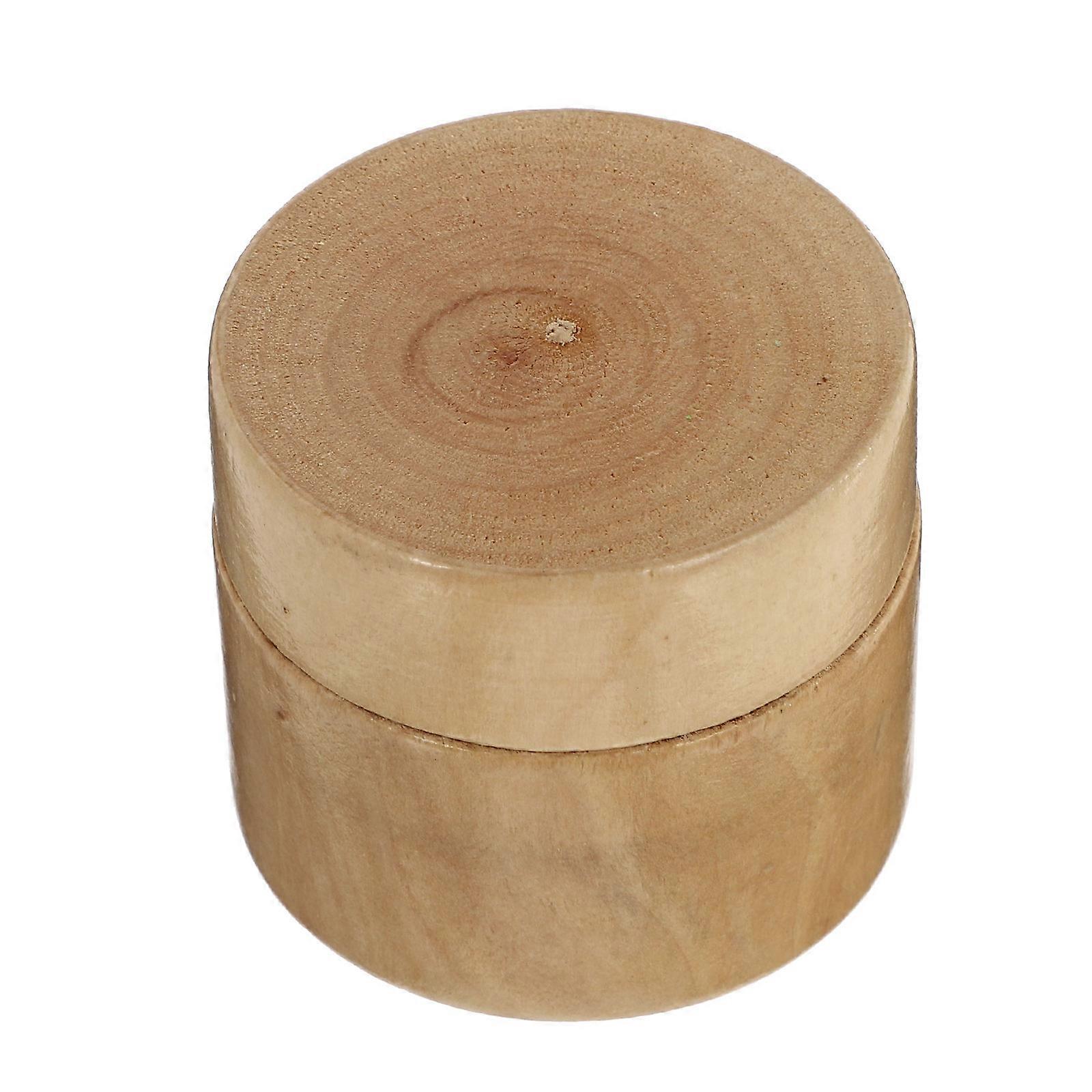 Wooden Ring Case 1Pc Storage Box Stylish Design 5.3X5.3X5CM Ideal For Dressing Table Use By Women