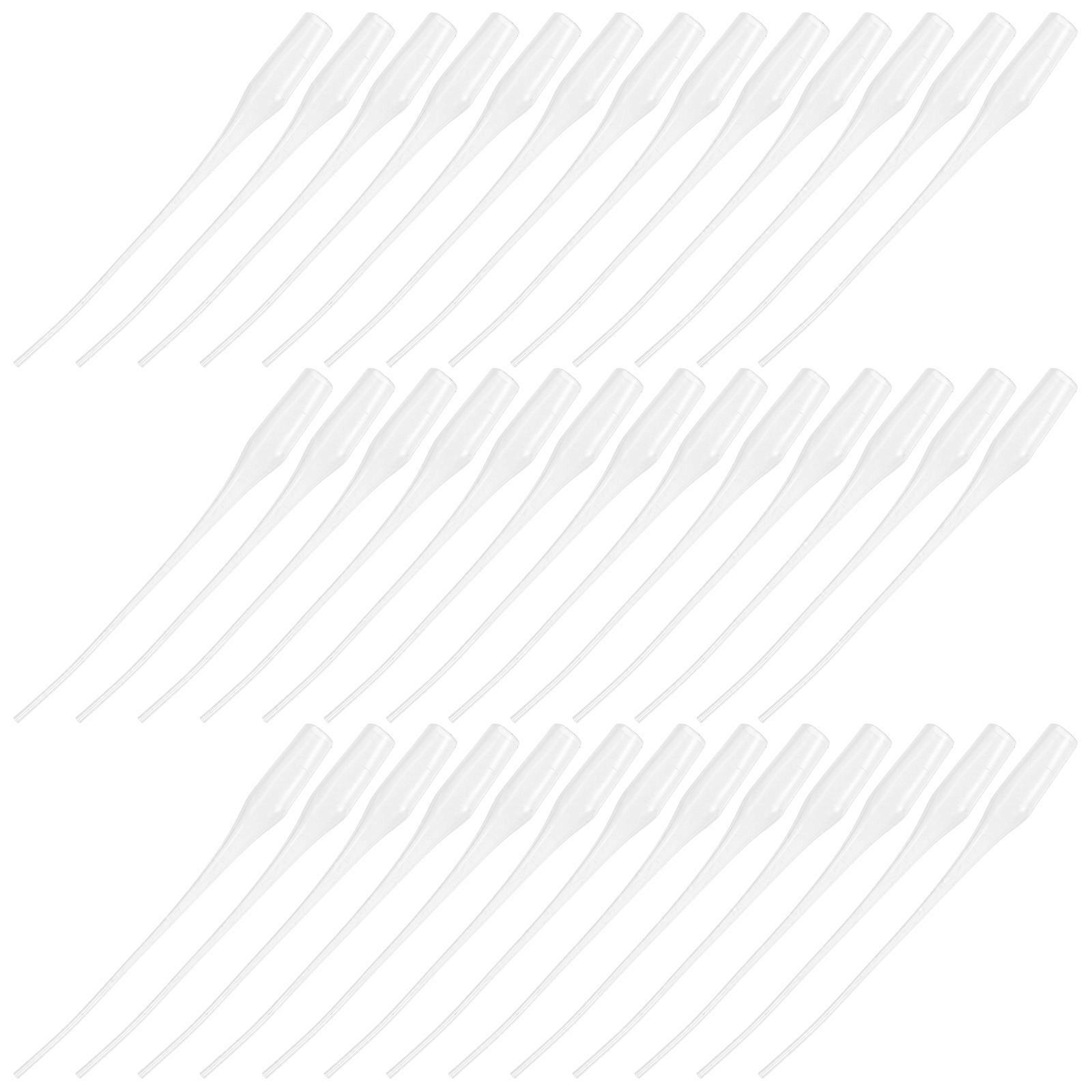 Precision Glue Dispenser Tips for Daily Use Transparent Plastic Needles 100pcs
