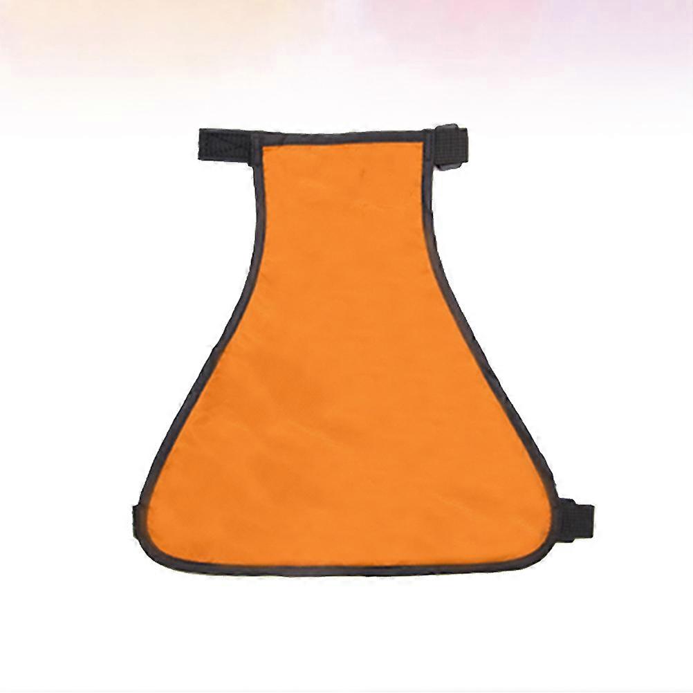 Pet Waterproof Raincoat Adjustable and Fashionable Keeps Dogs Dry in Wet Weather Orange Small Size