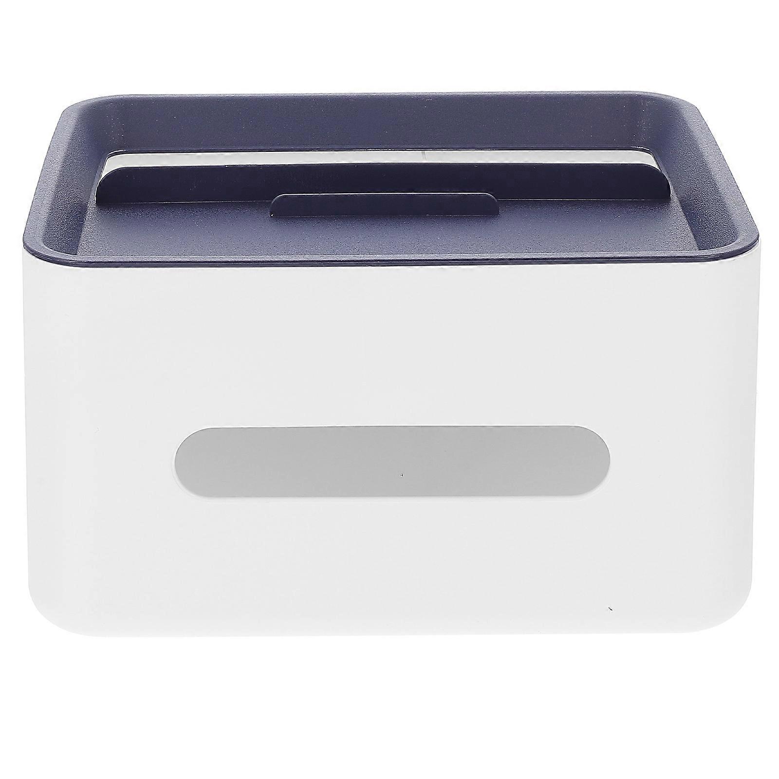 Phone Holder Tissue Organizer Case Suitable For Office Hotel And Outdoor Environments Multi-Grids Design 1Pack