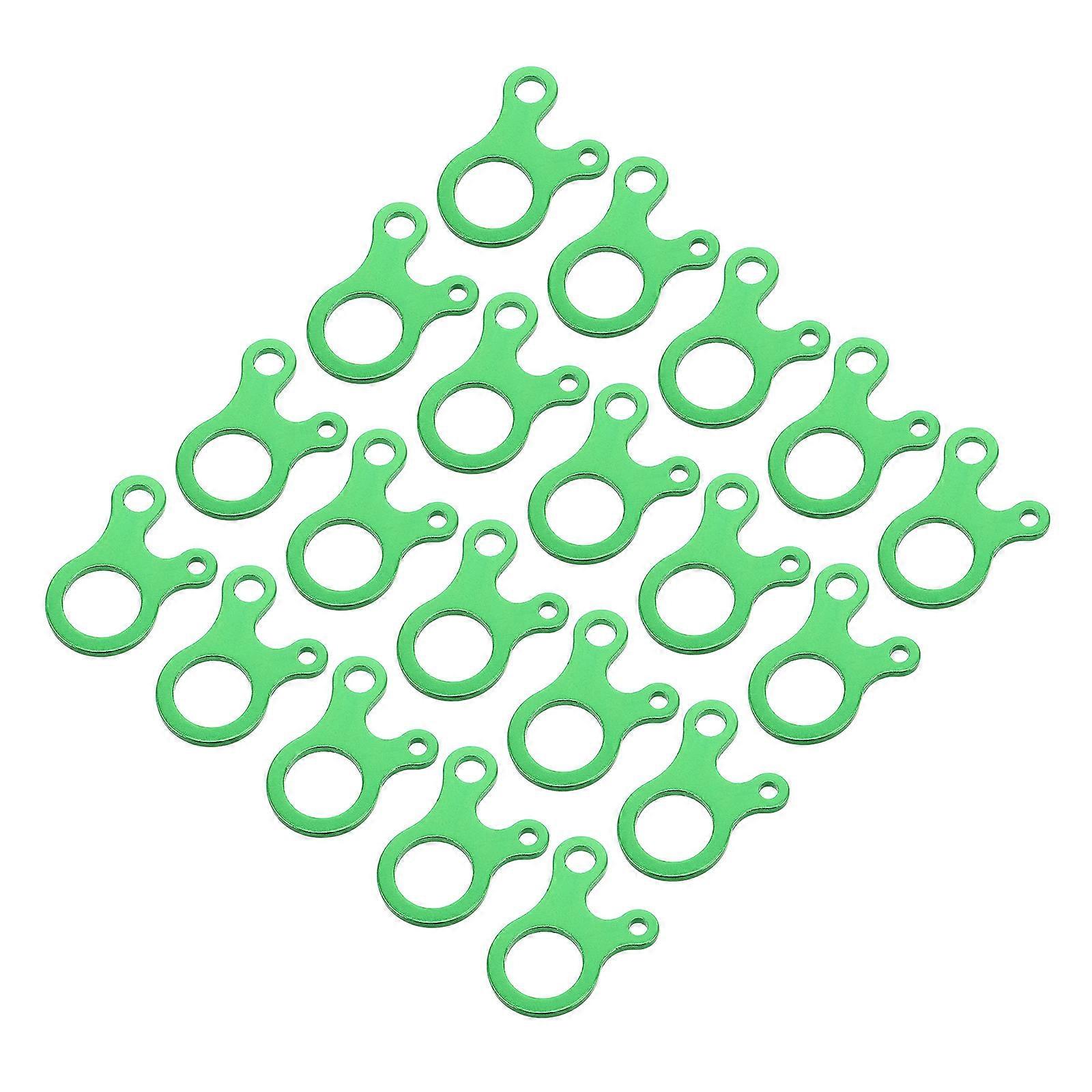 Rope Tensioner For Outdoor Camping 20Pcs Aluminum Alloy Quick Adjustment Suitable For Hiking And Mountaineering
