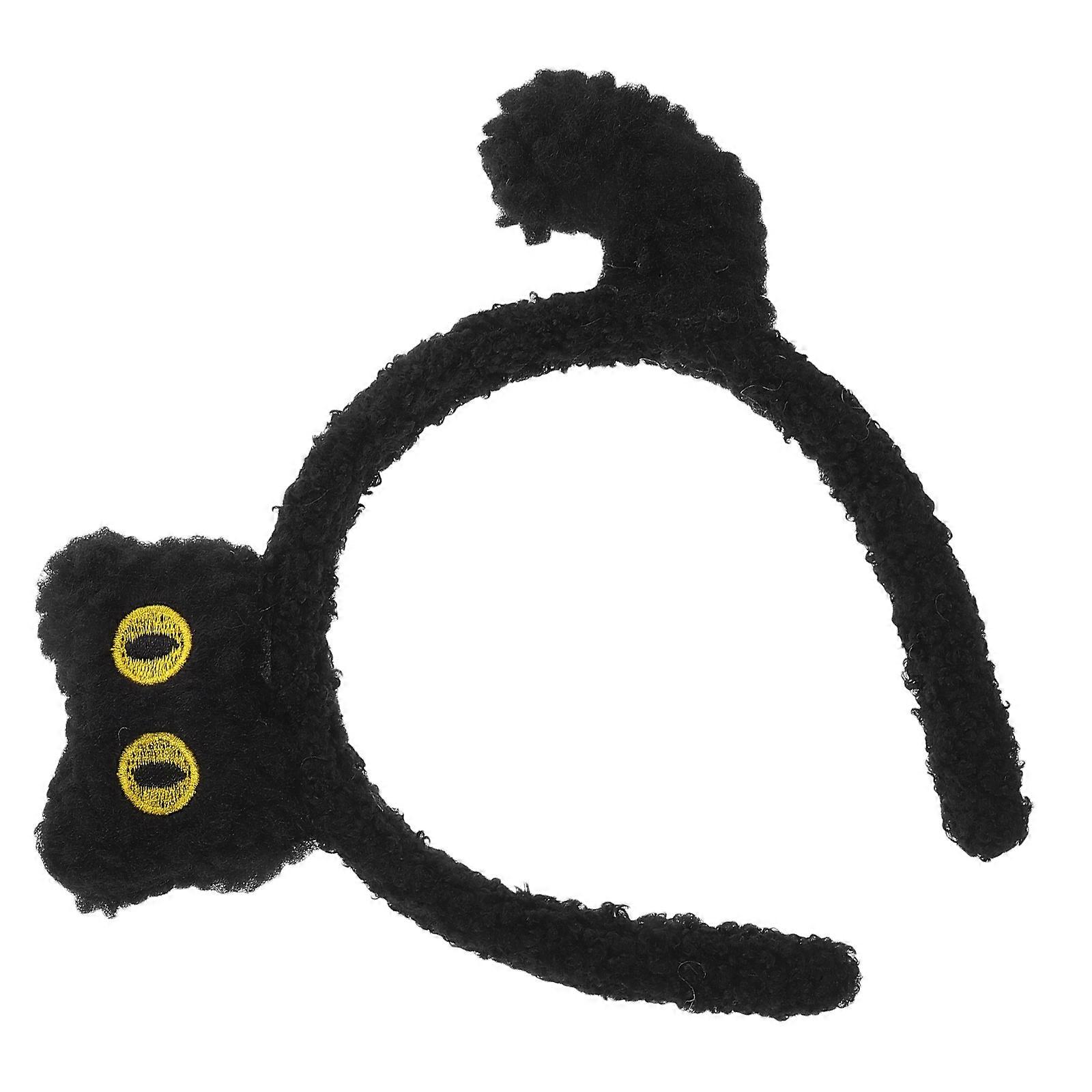 Soft Cat Ears Plush Headband for Makeup & Face Washing, Cartoon Design Hair Accessory for Teens and Women, Easy to Clean, Multi Purpose Use for