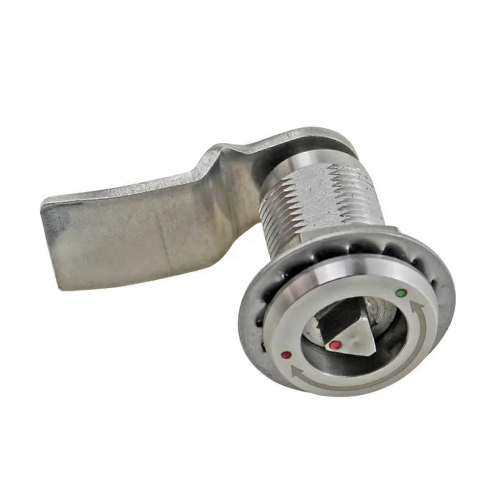 304 Stainless Steel Cylinder Lock Cabinet Iron Sheet Cabinet Door Lock Triangular Tongue Lock 1Pc (Triangle)