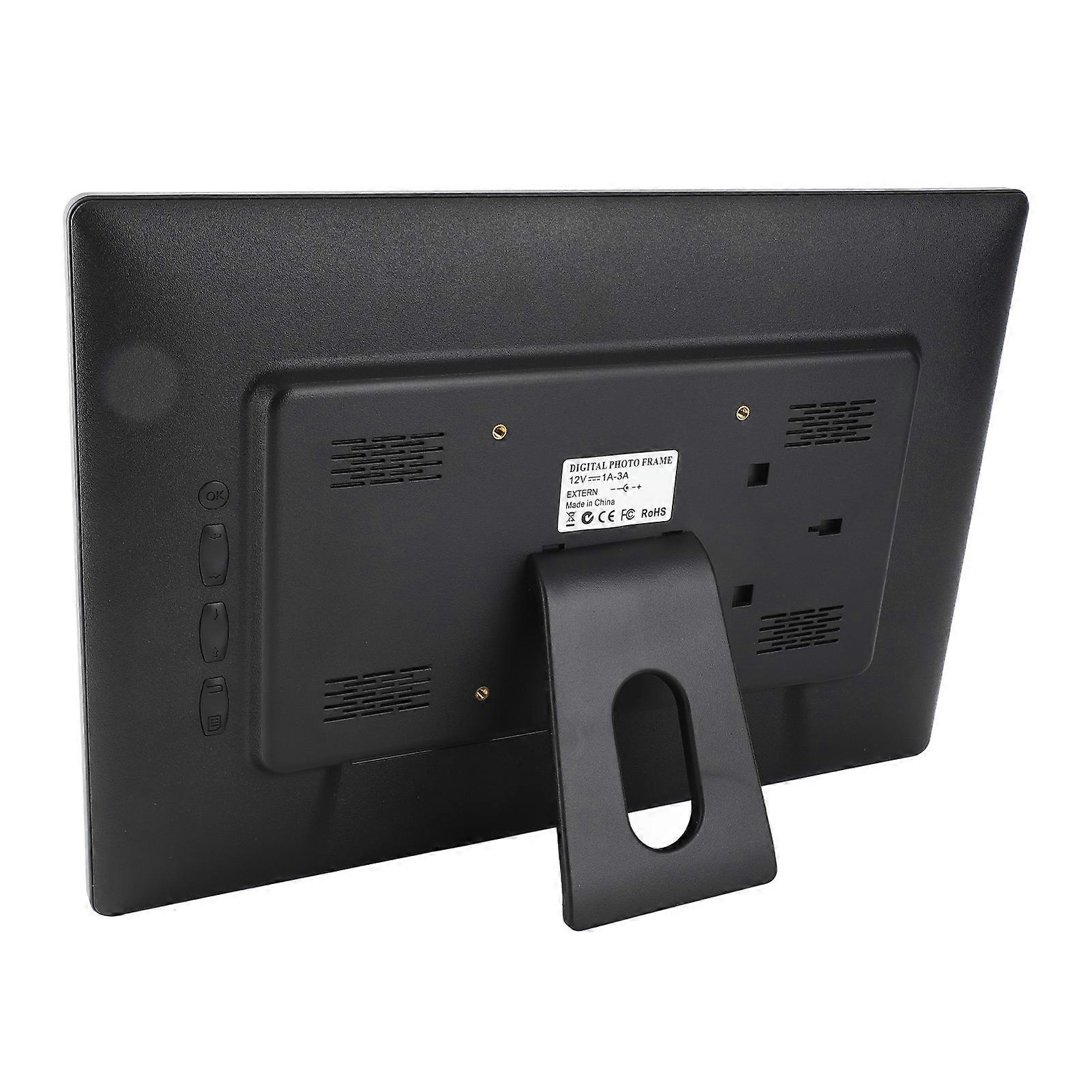Cornice digitale Display a LED da 15,4 pollici Supporto Video Sound Picture Album fotografico elettrico con telecomando Spina USA 100-240V 