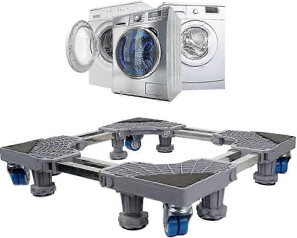 2025 Adjustable Washing Machine Base 45cm-68cm Support Load 300kg Noise Reduction Effect With for Refrigerator/Washing Machine/Dryer