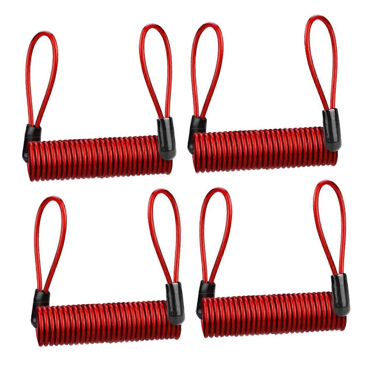 Bicycle with Memory Cable  4 Pieces  AntiTheft Bike Locks  Lightweight and