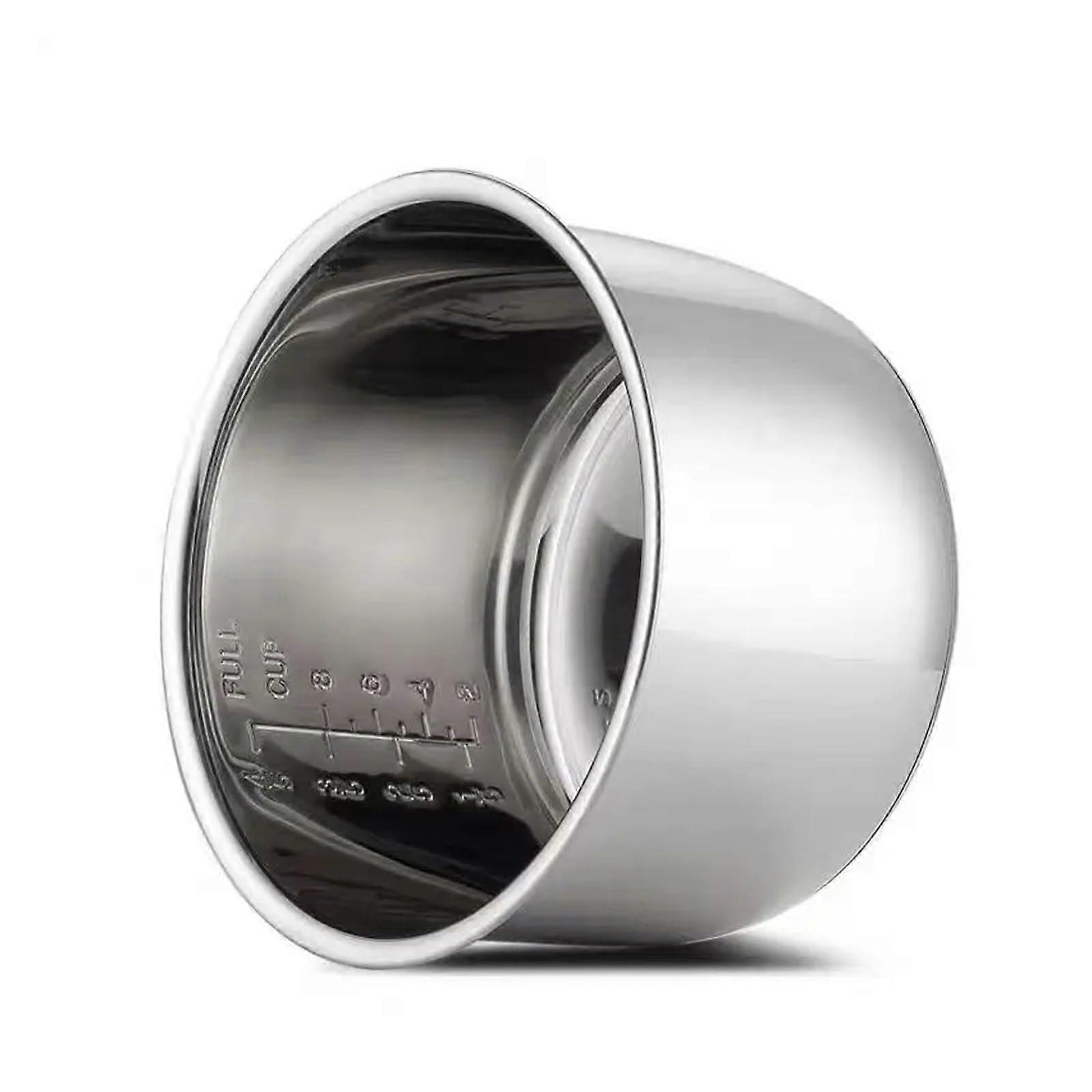 Foodgrade stainless steel pressure cooker, inner pot with multilayer base, compatible with the replacement inner pot of Redmond Rba573.