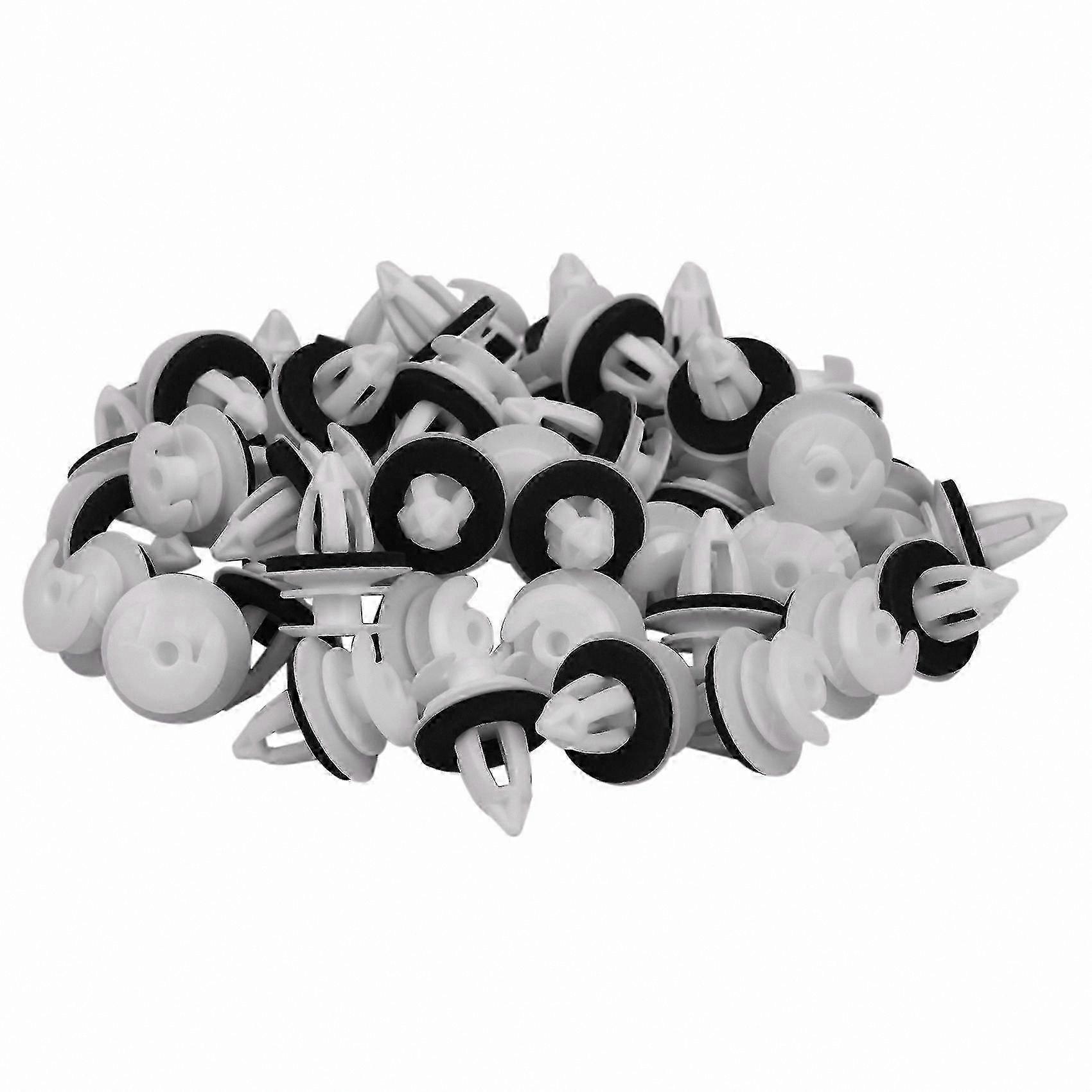 50 Pieces Door Panel Clips with Seal Ring for Car Models Including BMW E34 E36 E38 E39 E46 X5 M3 M5 Z3