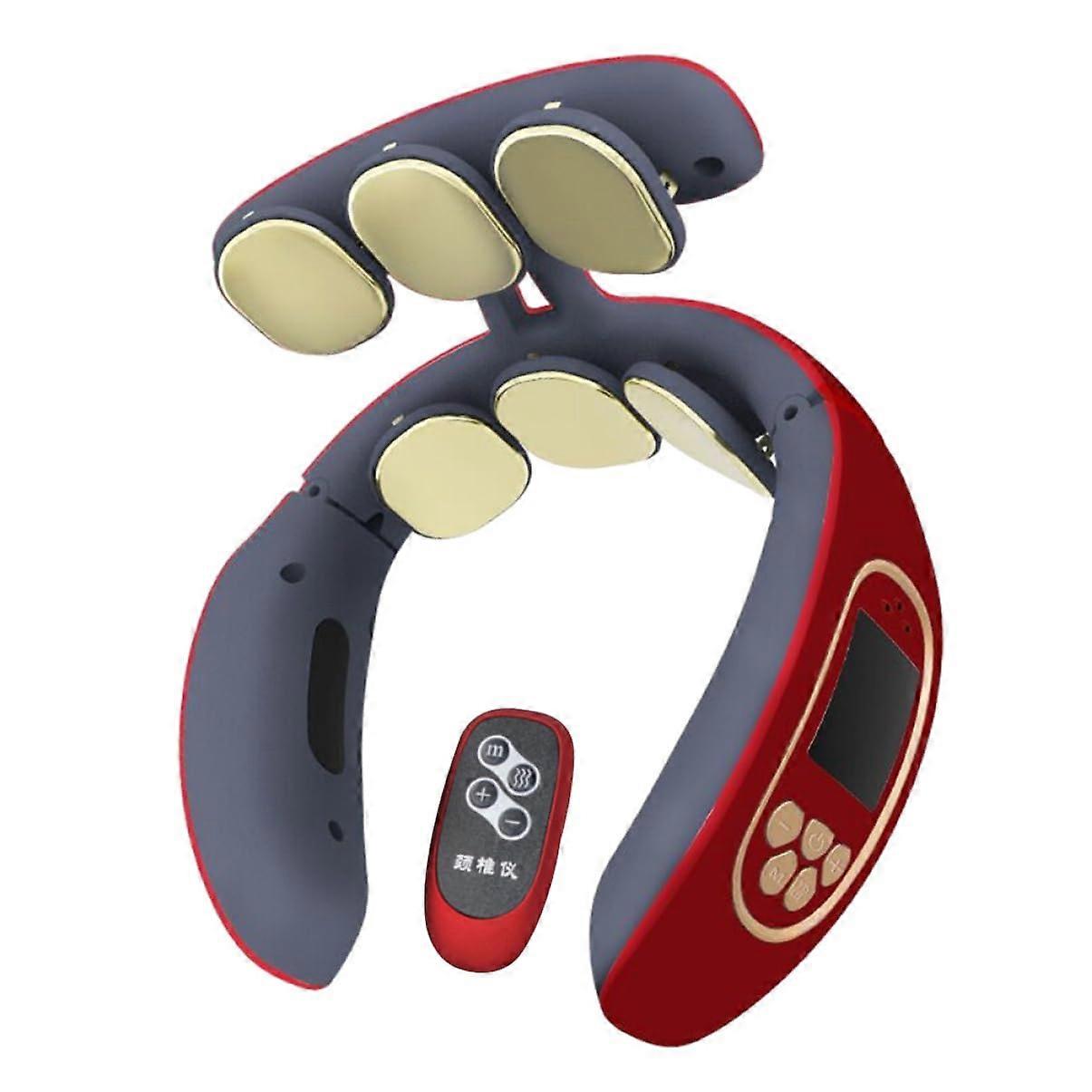 Cordless Electric Neck Massager Ergonomic Design 4 Massage Modes Portable For Home And Travel Relaxation And Pain Relief