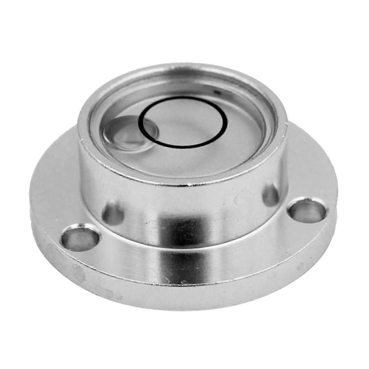 Water Level Circular Level Vial Compact Portable Precise Measurements for Camping Caravan High Accuracy