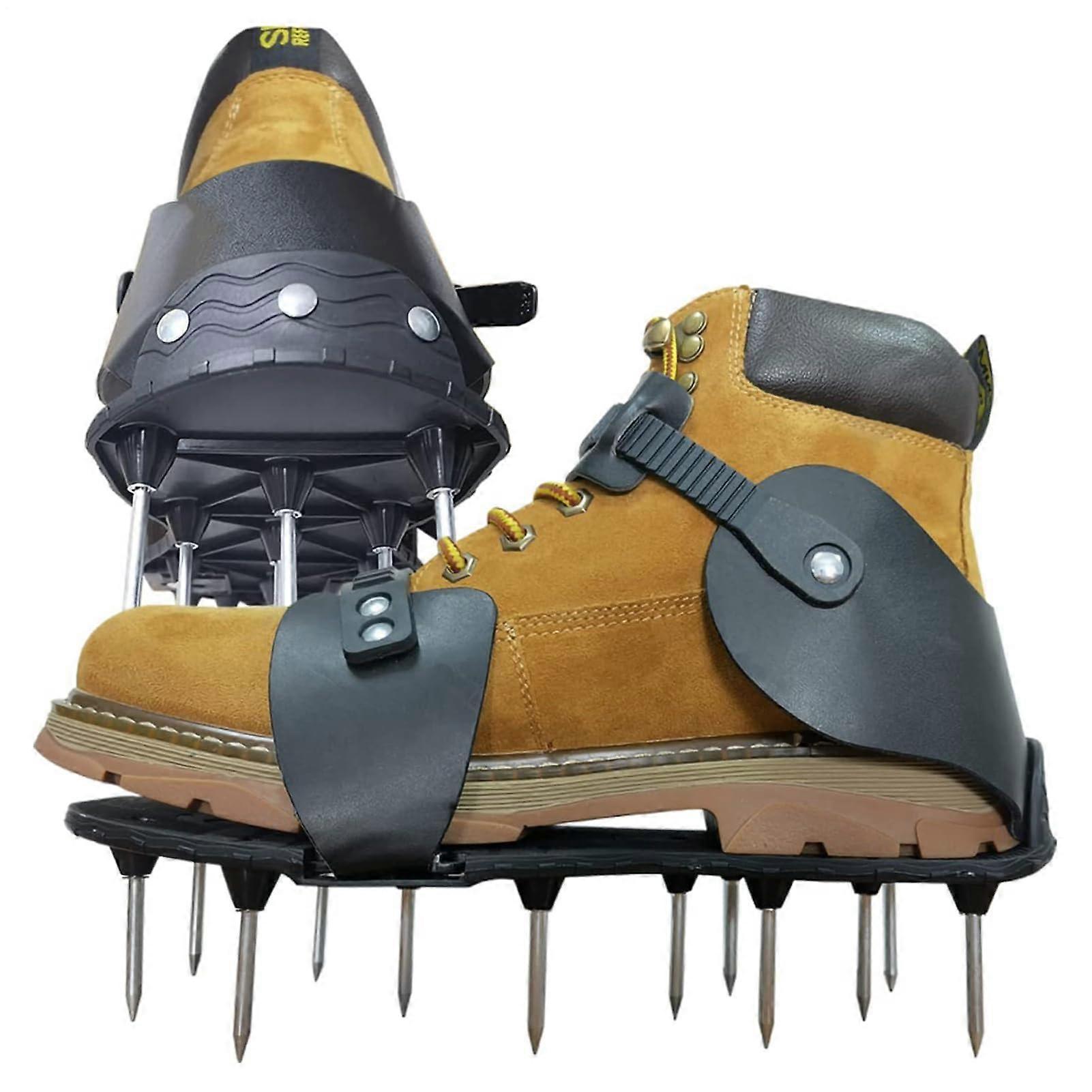 Lawn aerator spikes  grass aerating shoes for garden, lawn aerator for clay soil