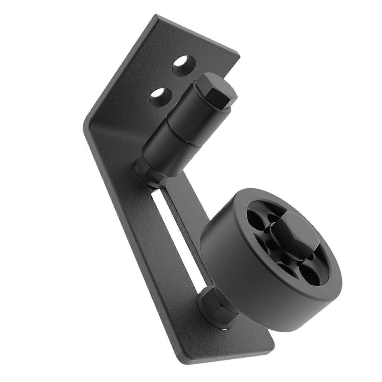 Adjustable AntiSway Stopper for Sliding Doors Black Stability Solution for Barn Doors