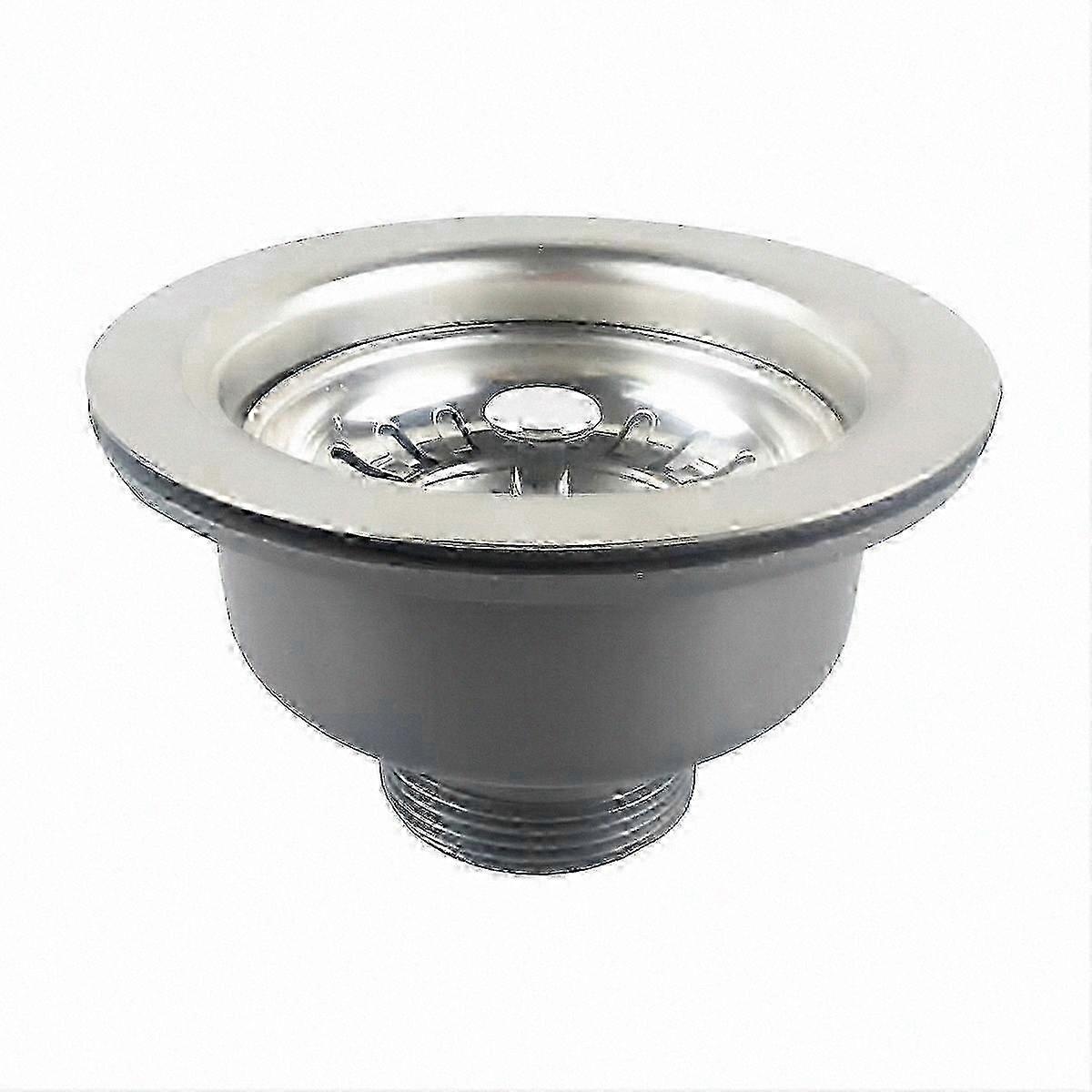 Stainless Steel Sink Drain Basket 110mm ABS Material with No Overflow Feature