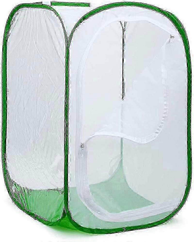 ​Large Foldable Butterfly Habitat Cage Terrarium Insect Breeding Net With Zippered Access Portable Educational Observation​