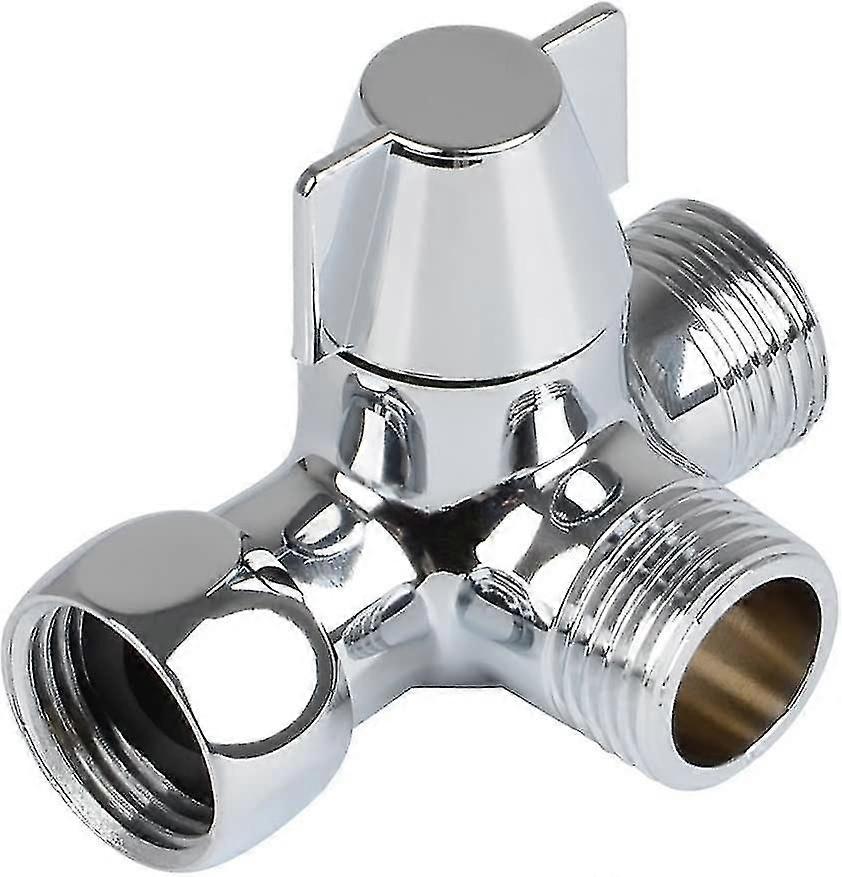 3-weg doucheomvormer, G1/2" T-adapter ventiel