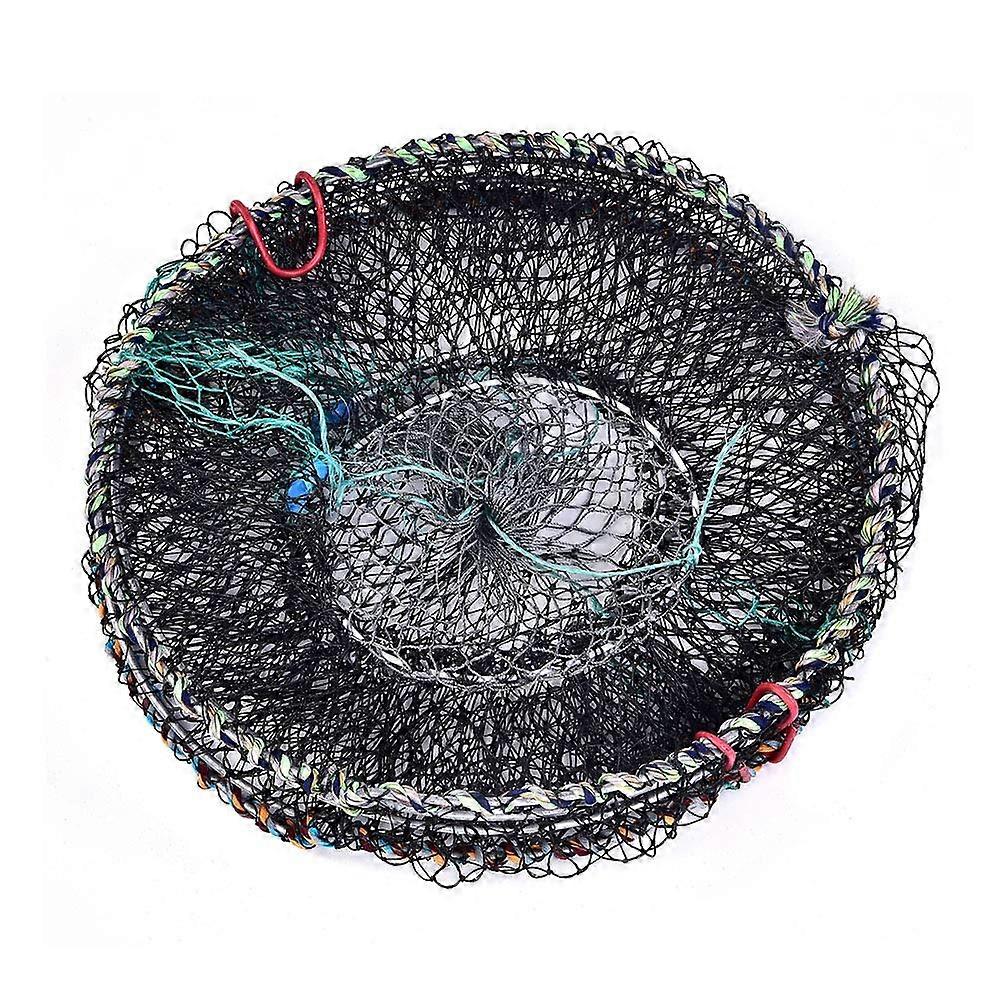 Fishing Bait Trap, Foldable Fish Trap Cage, 3 Sizes, Foldable Lobster Crab Shrimp Fish Net for Fishing Enthusiasts, Diameter 25 cm