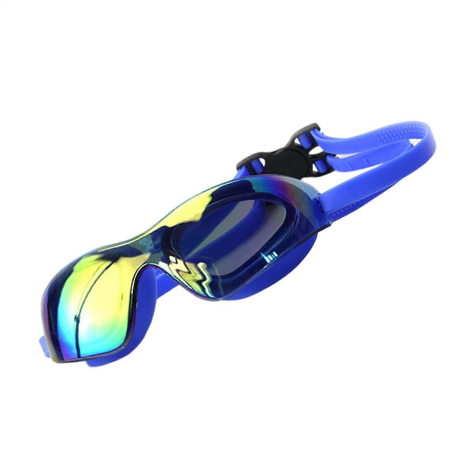 Fog Swimming Goggles Silicone Adjustable, Full Protective for Adults