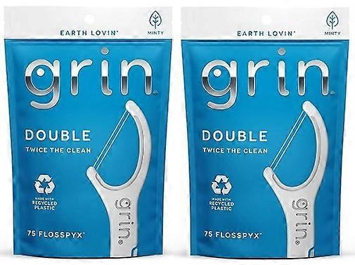 Grin Flosspyx Double Twice The Clean 2 Pack