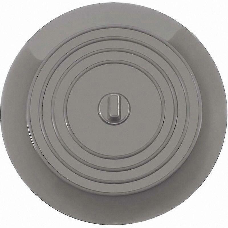 6 Inch Gray Silicone Strainer for Sinks, Suitable for Kitchen, Bathroom, and Laundry Use