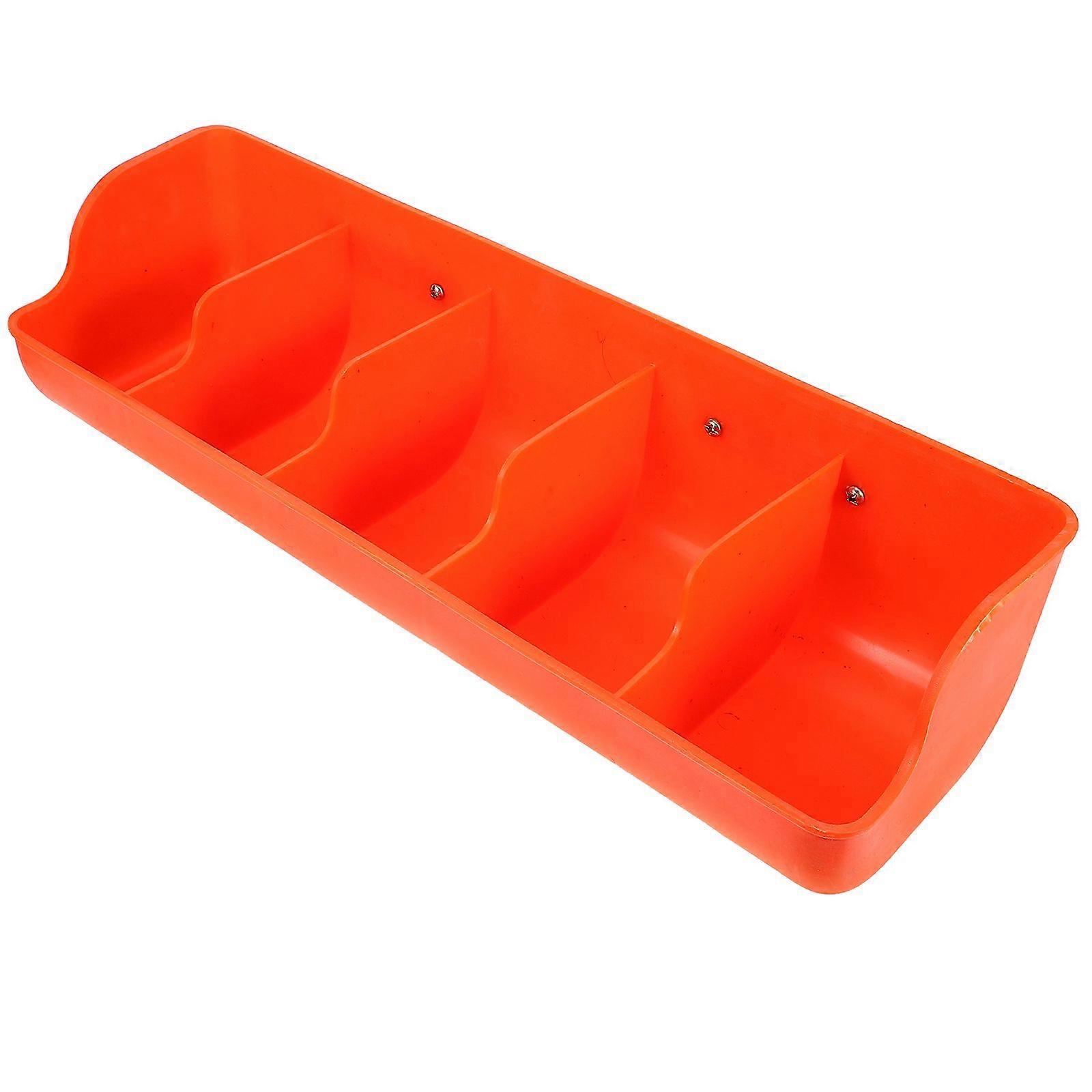 1 Set of Pig Feeder Multi-slots Goat Feeder Fence Feeder Multi-grids Pig Feeder Feed Trough Bucket
