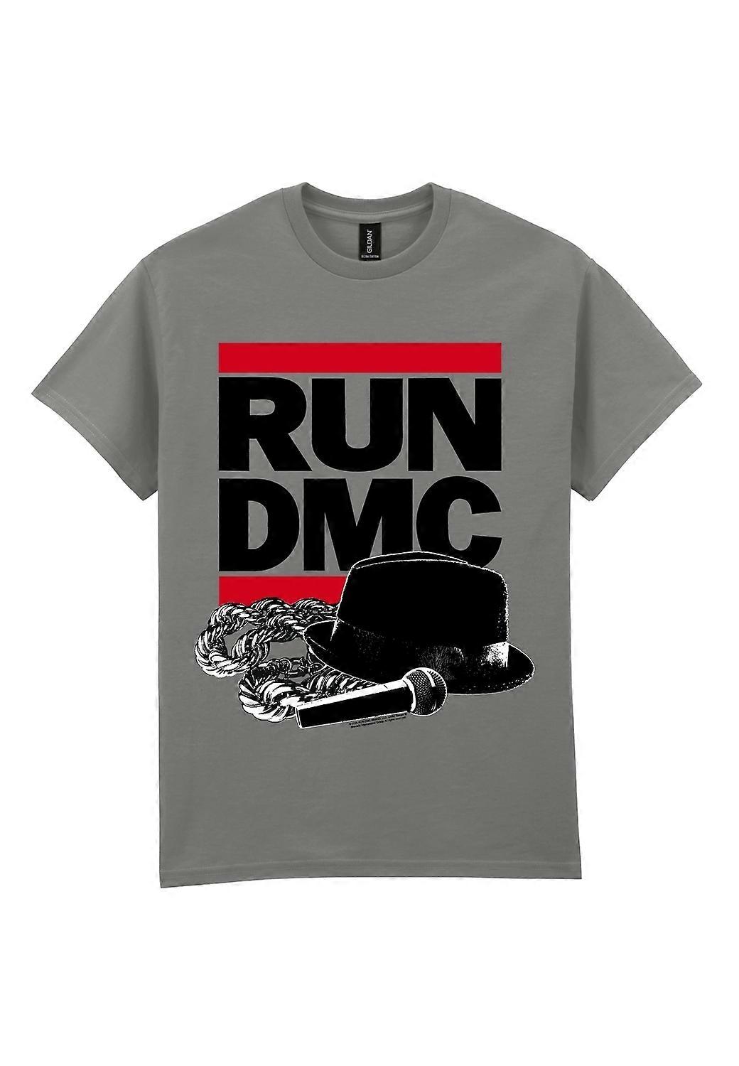 RUN DMC Tričko s čepicí a řetízkem