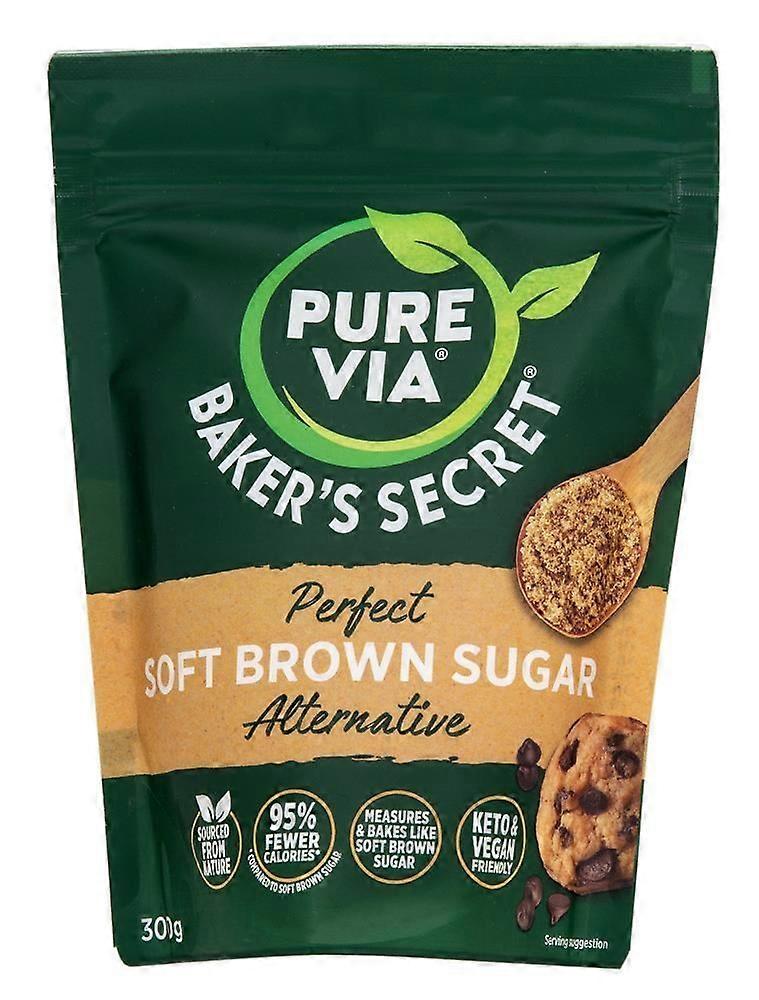 Pure Via Bakers Secret Soft Brown Sugar Alternative 300g - 4 Pack
