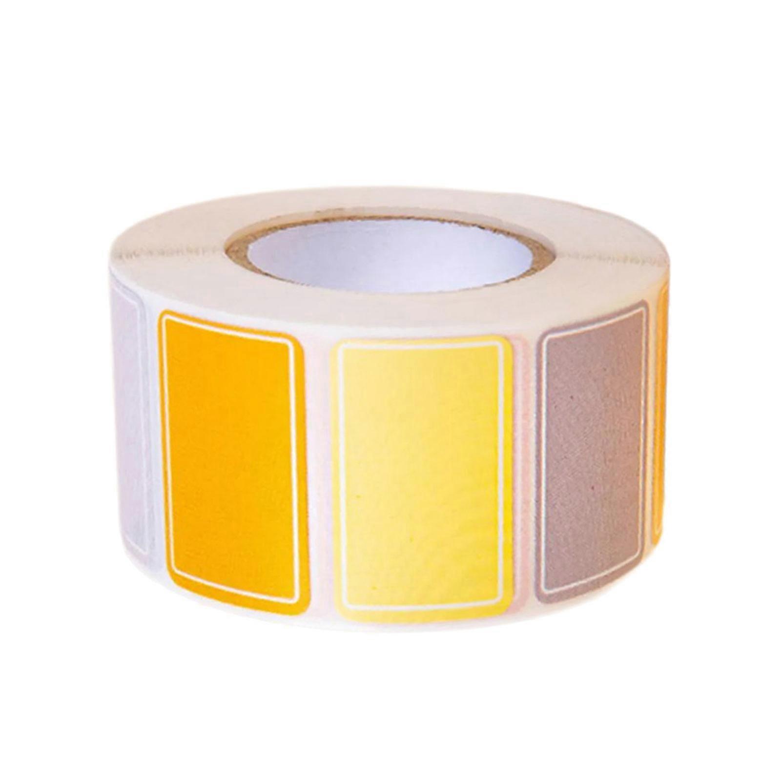 Colorful Adhesive Labels Designs for Home Office Organization Crafting Projects Featuring Fast Drying Pen Compatibility Light color