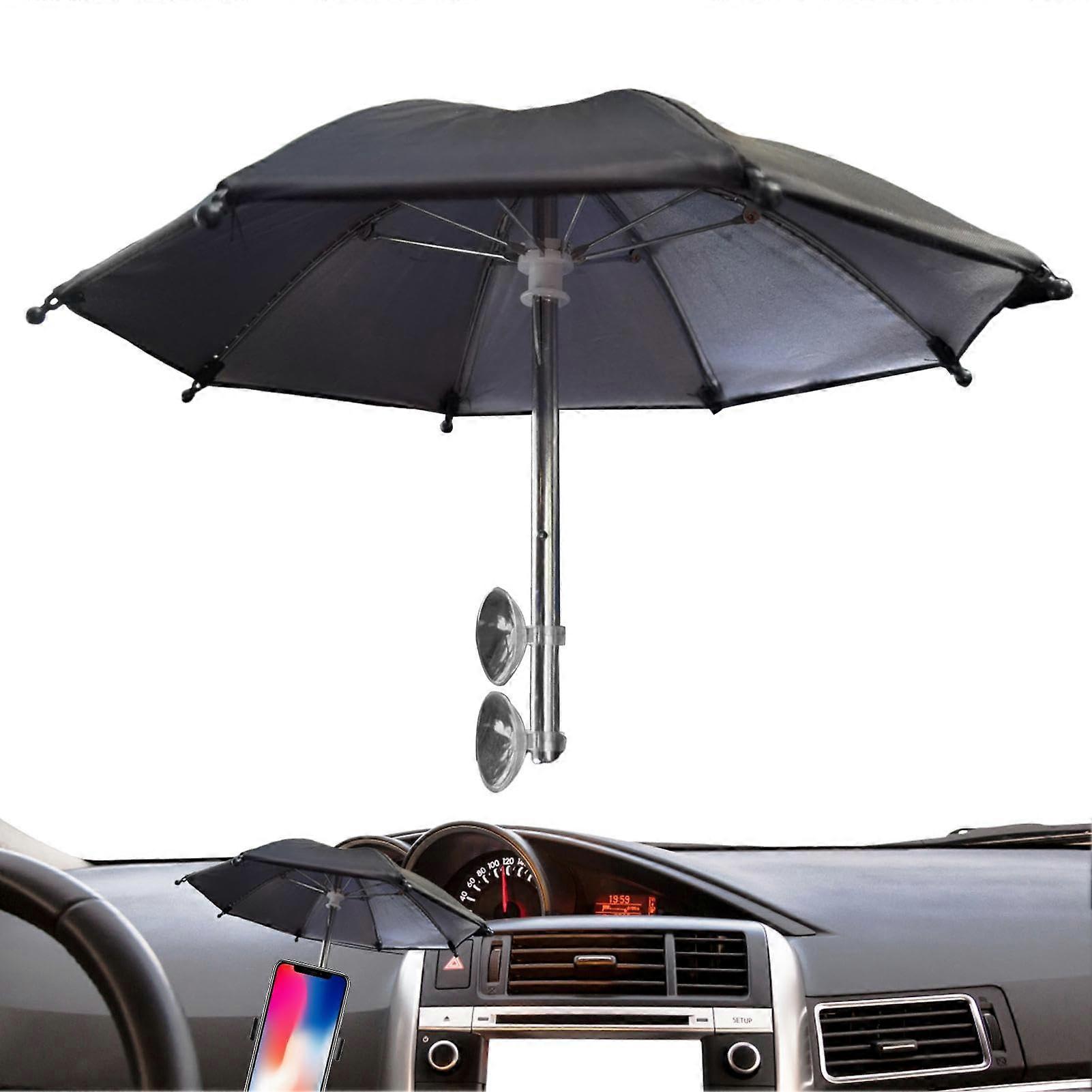 Cell Phone Umbrella - Anti-Glare Sunshade with Suction Cup Holders for Painting, Compatible with All Smartphones
