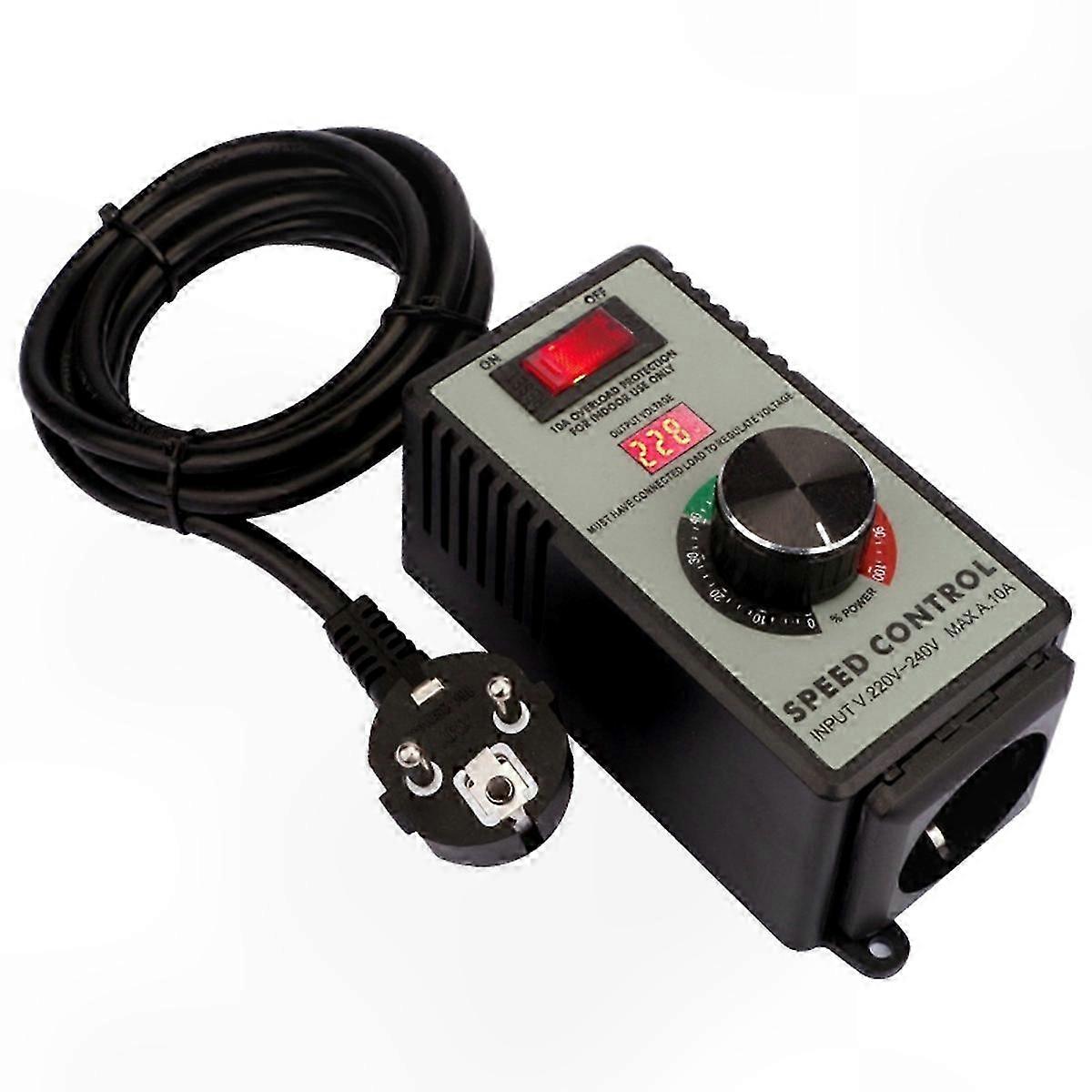 Variable Speed Control Switch for Angle Grinders, AC220V-250V, 4000W Max Power, EU Plug-Compatible Hand Tool Accessory